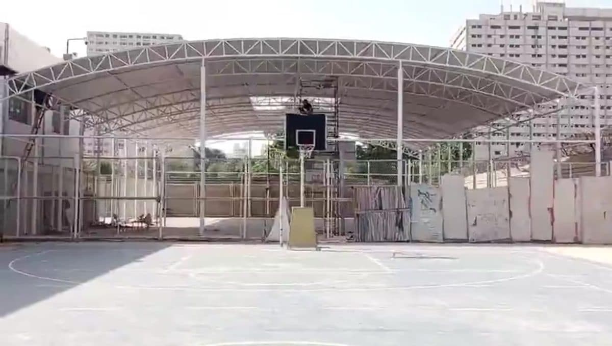 Karachi Grammar School Sports Court Canopy