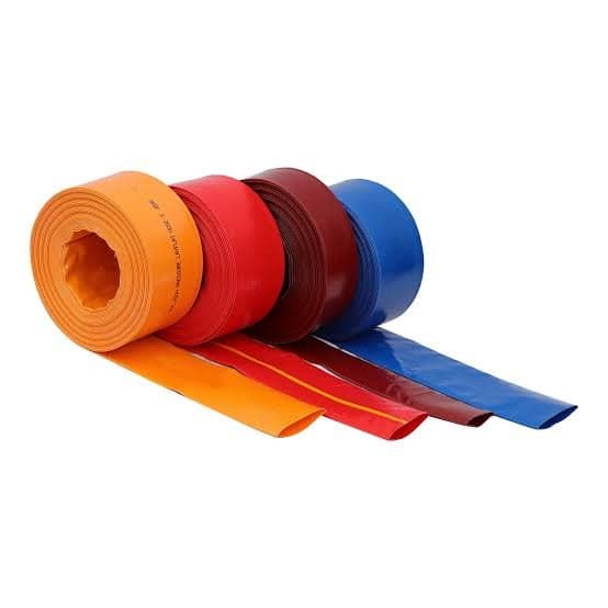 Agricultural Layflat PE Irrigation Delivery Hose black coil roll
