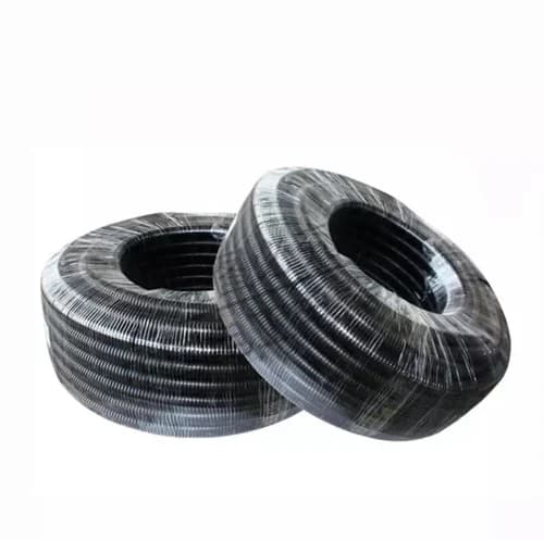Corrugated Flexible PVC Electrical Conduit Pipe black coil