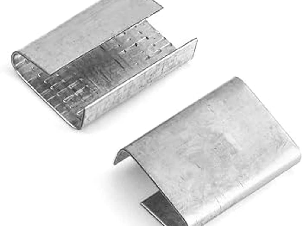 Heavy Galvanized Metal Strapping Seals Clips Patti Kundi view 1 Karachi