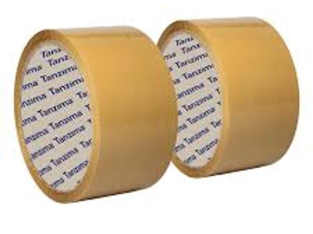 Industrial Clear Brown BOPP Carton Packaging Tape Roll view 1 Karachi