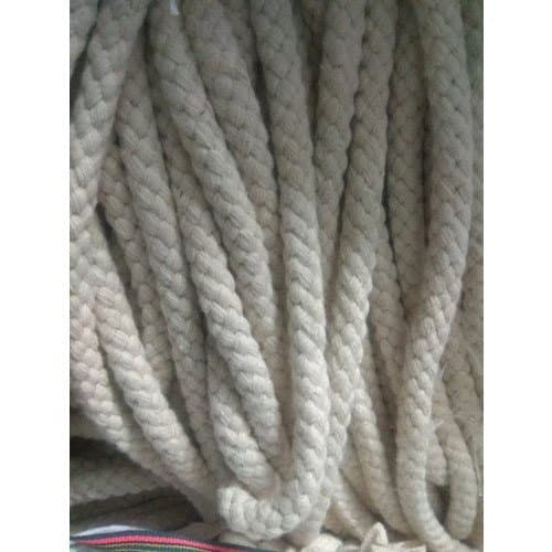 25mm pure cotton 3-strand twisted rope