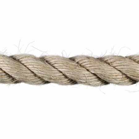 28mm natural sisal 3-strand fiber rope
