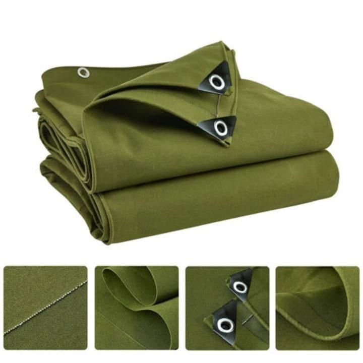 Heavy-Duty Waterproof Cotton Canvas Tarpal truck cover